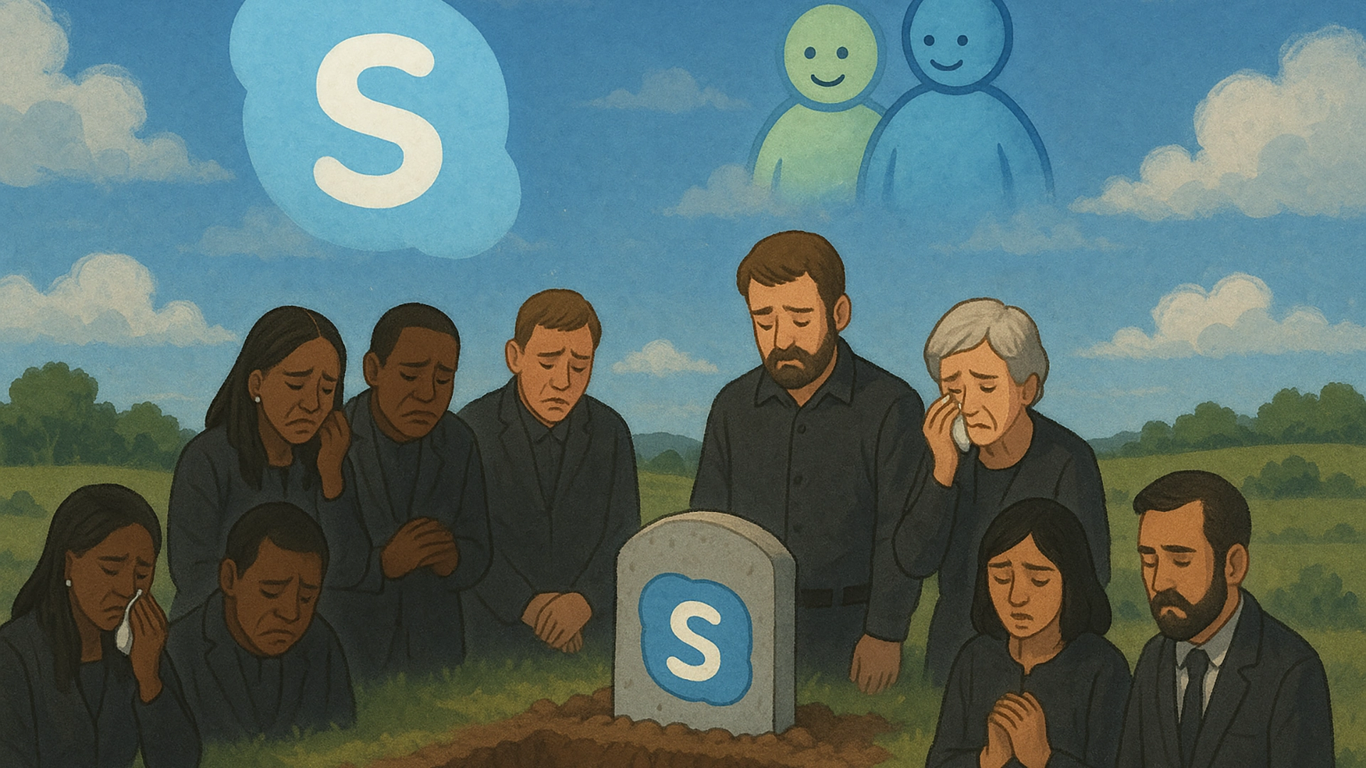 의견: Skype는 사라졌다—사랑받던 기술에 대한 온라인 추모비